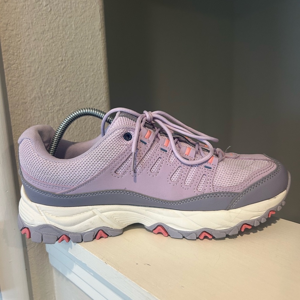 AVIA Womens Purple Gray White Athletic Running Walking WWAV21ES043 Shoes 10 - Picture 5 of 9